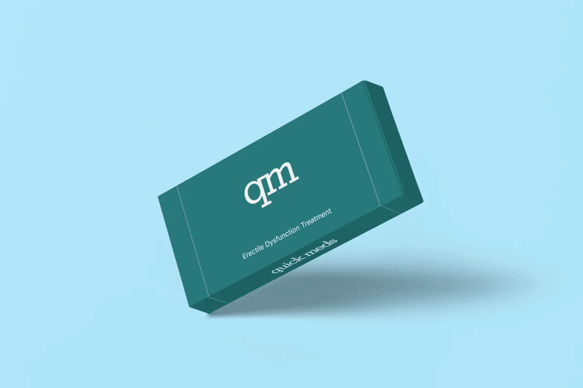 A Quick Meds erectile dysfunction treatment box